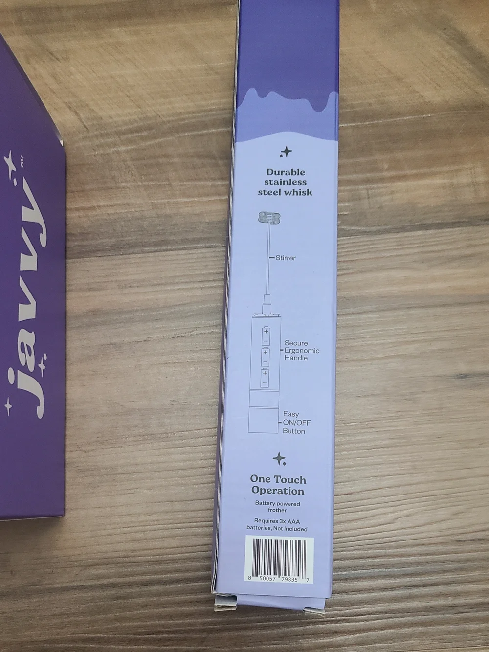 Javvy Shaker Bottle and Electric Milk Frother Set